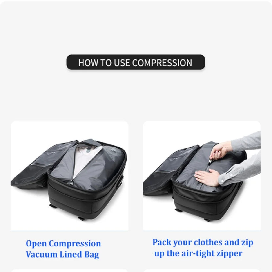 Travel Backpack Vacuum Compression Large Capacity