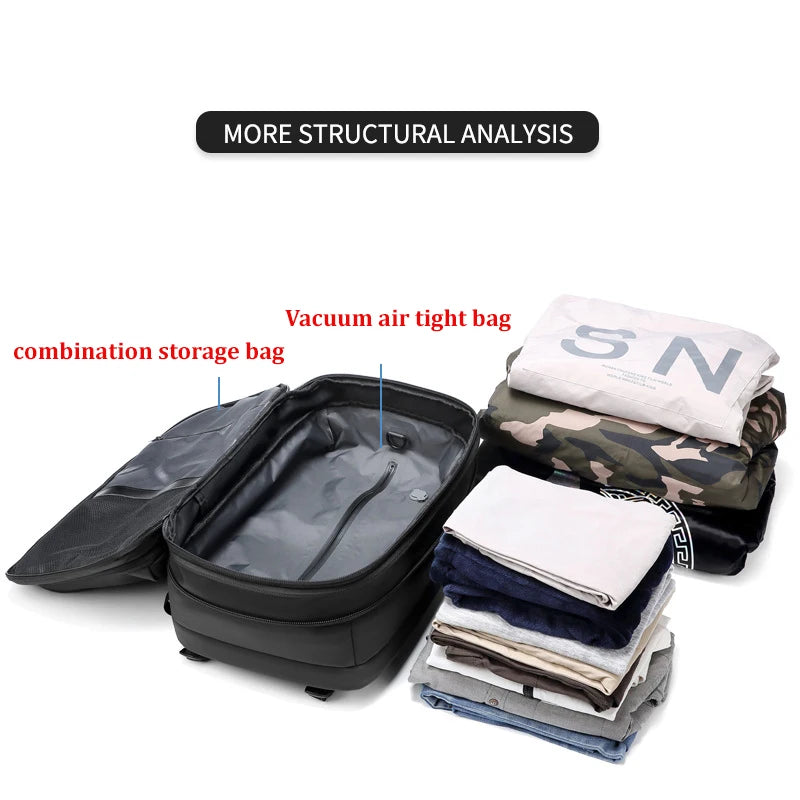 Travel Backpack Vacuum Compression Large Capacity