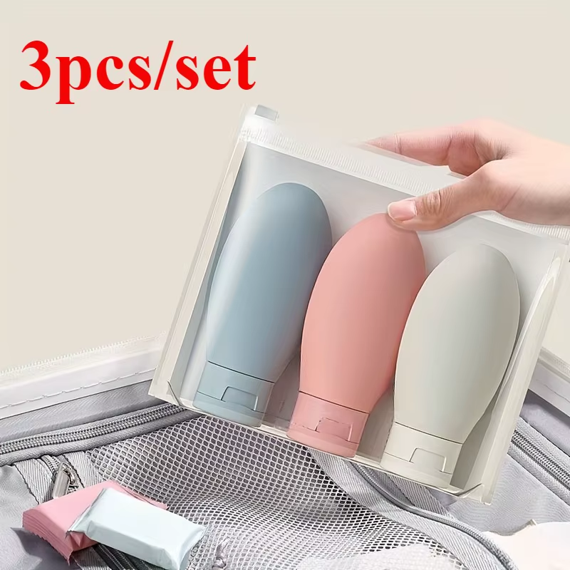 3Pcs/Set Containers 60ML Travel Bottles