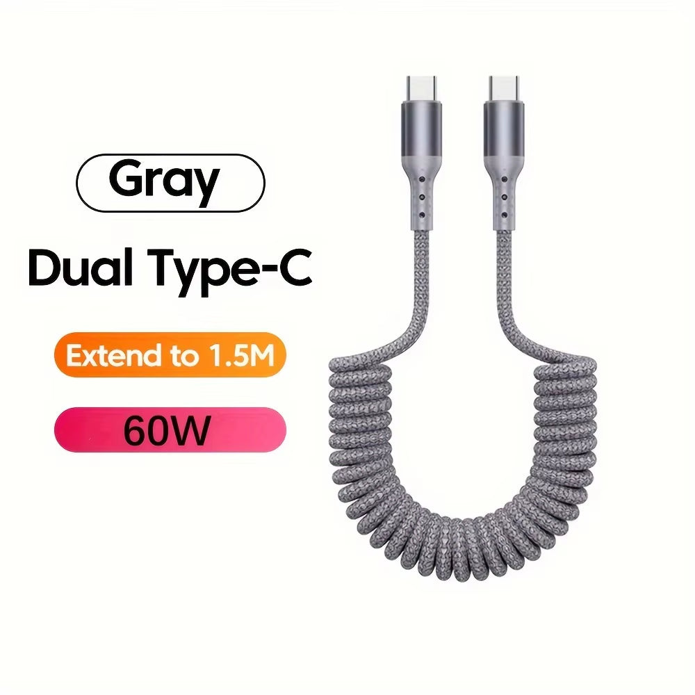 USB Type C TO C or C TO USB Charging Cable