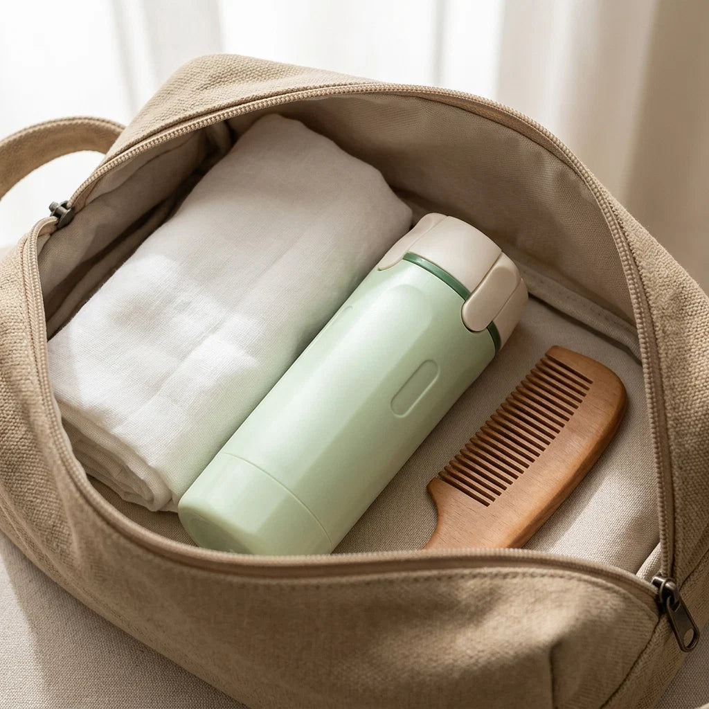 4-In-1 Travel Bottle- Combines multiple toiletry containers into a single portable unit