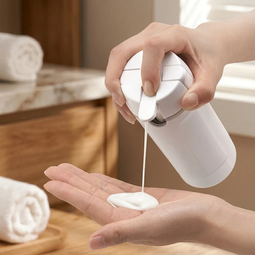 4-In-1 Travel Bottle- Combines multiple toiletry containers into a single portable unit