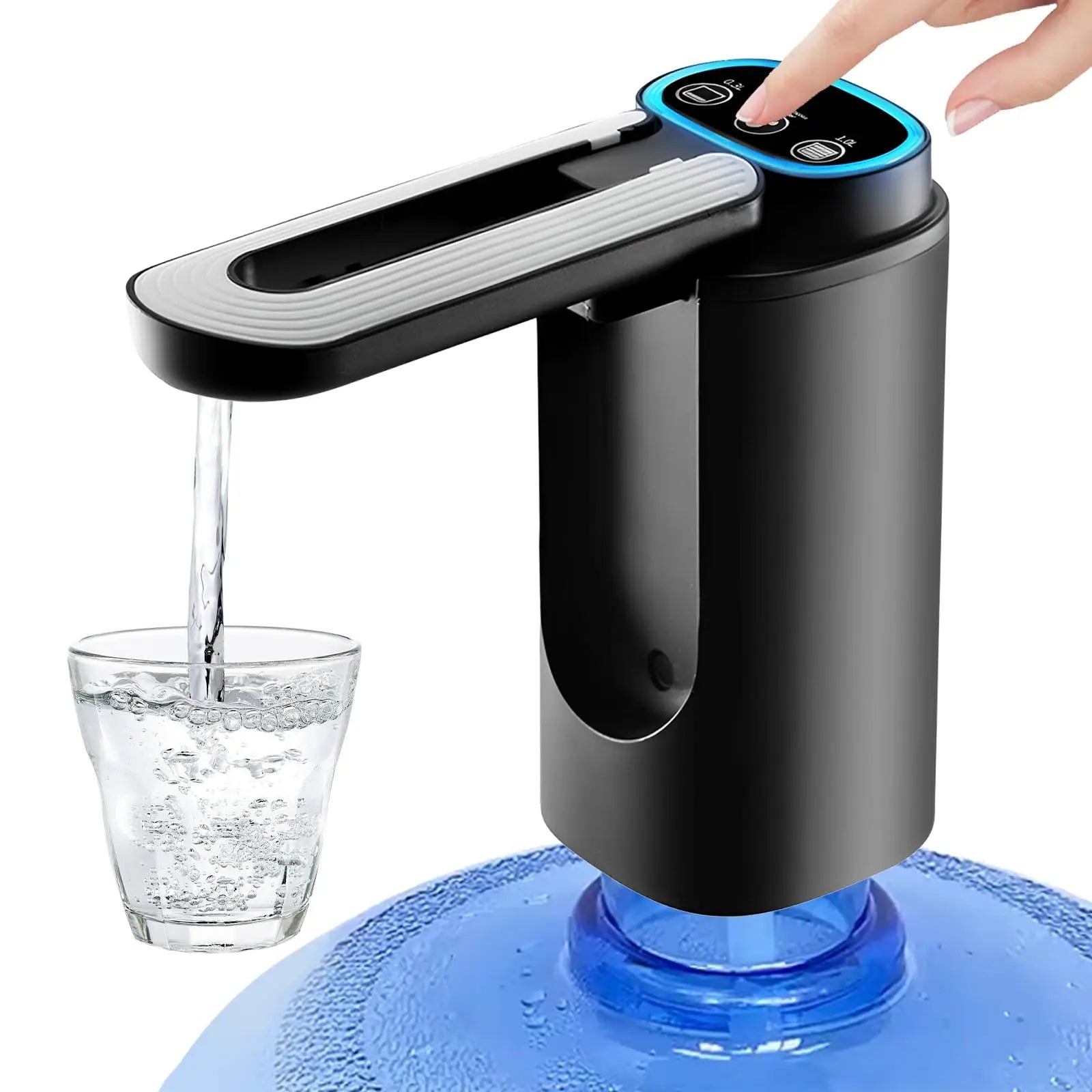 Portable Pump Automatic Water Dispenser for 5 Gallon Bottle Type-C Charging