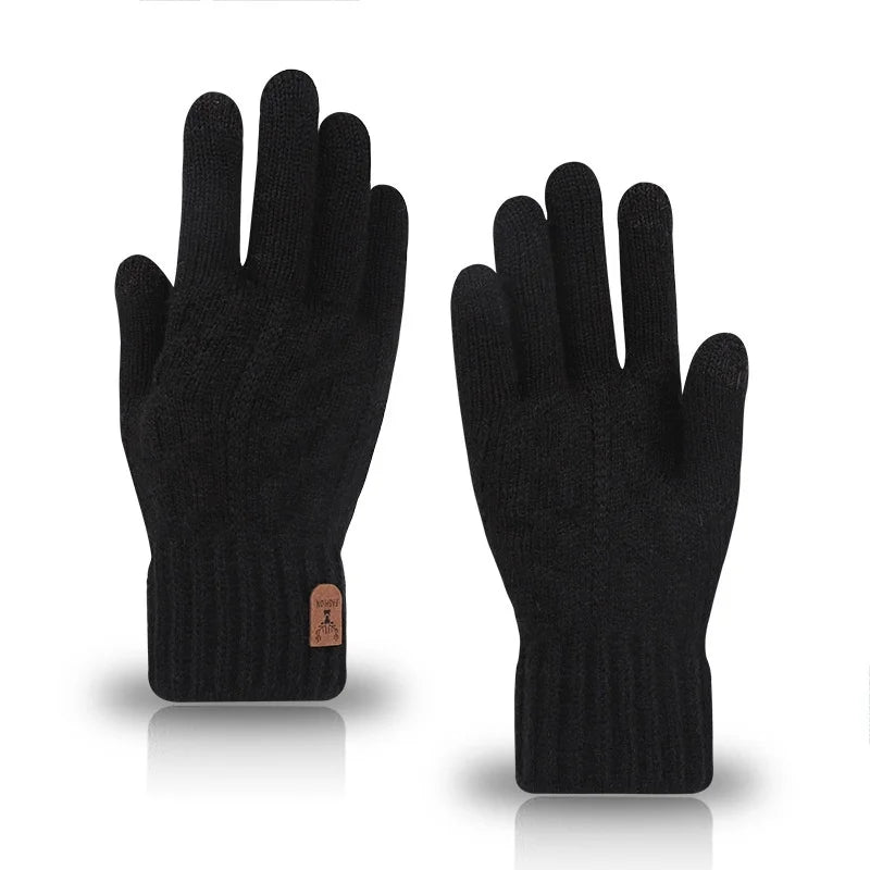 Winter Warm Unisex Knit Finger Gloves