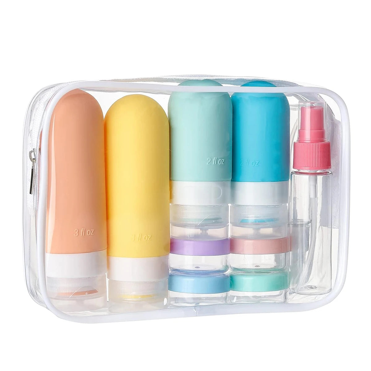 16 Pack Leak Proof Travel Bottle Set Made of Silicone