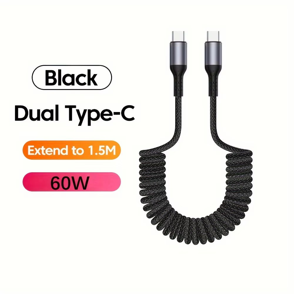 USB Type C TO C or C TO USB Charging Cable