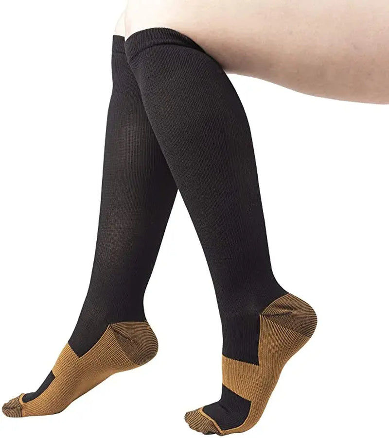 S-XXL Compression Socks Men Women Flight Travel Elastic Tube Nurse Edema Pregnant Varicose Veins Hiking Running Marathon Socks