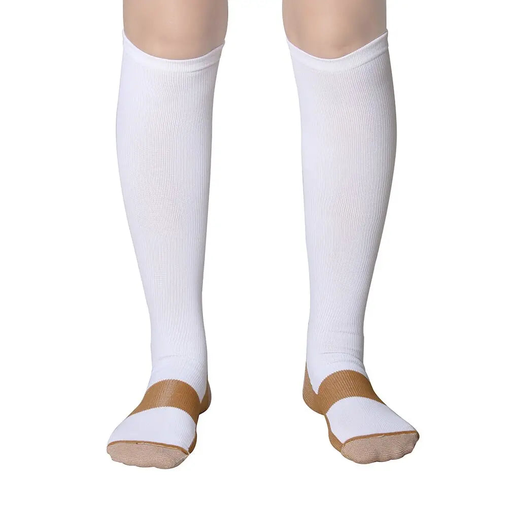 S-XXL Compression Socks Men Women Flight Travel Elastic Tube Nurse Edema Pregnant Varicose Veins Hiking Running Marathon Socks