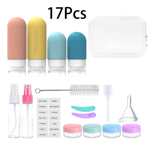 16 Pack Leak Proof Travel Bottle Set Made of Silicone